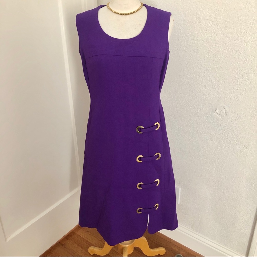 Gabs Couture Polyester Dress Late 70s-Early 80s - Picture 2 of 6